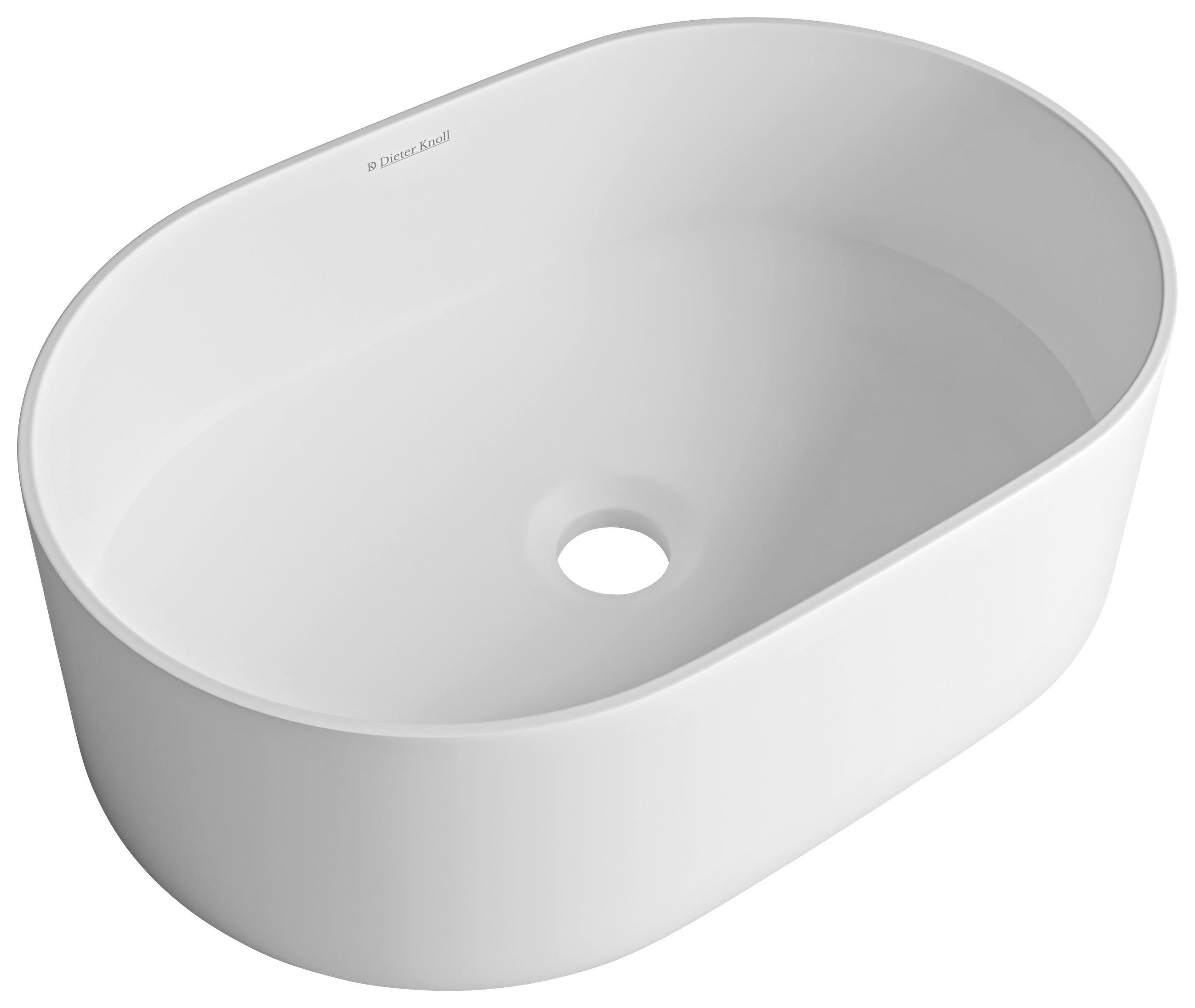 WASCHBECKEN 45/14/30 cm  - Weiß, Basics, Stein (45/14/30cm) - Dieter Knoll
