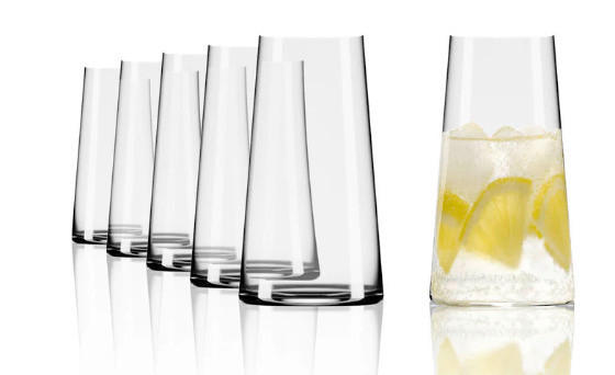 GLÄSERSET Power 6-teilig  - Klar, Design, Glas (458ml) - Stölzle