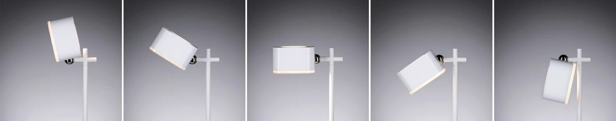 AKKU-TISCHLEUCHTE Varia Magnetic   - Weiß, Basics, Kunststoff/Metall (11,0/37,2/13,8cm) - Paulmann