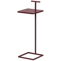 BEISTELLTISCH in Metall 22/22/64 cm  - Aubergine, Design, Metall (22/22/64cm) - Livetastic
