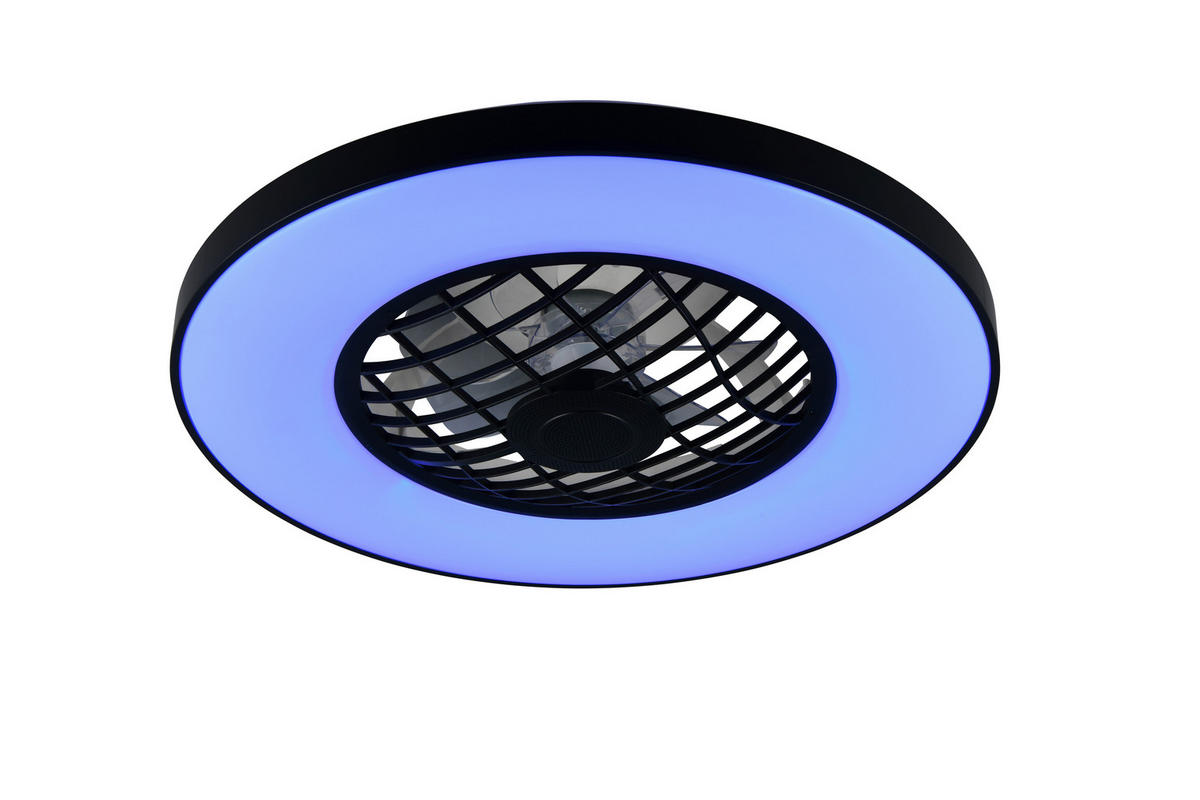 DECKENVENTILATOR  59,0/16,5 cm    - Transparent/Schwarz, Lifestyle, Kunststoff (59,0/16,5cm)