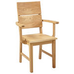 ARMLEHNSTUHL  in  - Eichefarben, KONVENTIONELL, Holz (59,5/95/58cm) - Linea Natura