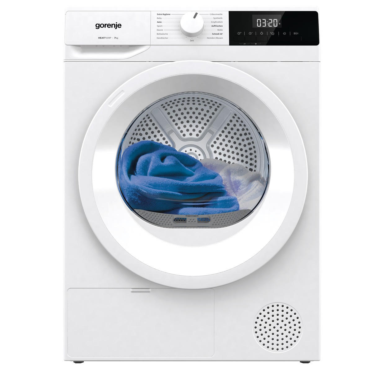 WÄRMEPUMPENTROCKNER DHNE72  - Weiß, MODERN, Glas/Kunststoff (59,5/84,5/58,0cm) - Gorenje