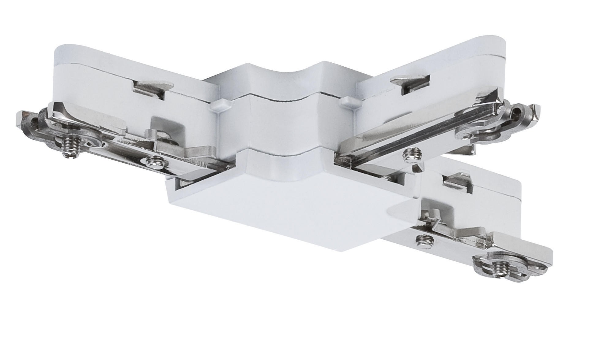SCHIENENSYSTEM-VERBINDER URail 10,4/1,8/6,2 cm - Weiß, Design, Metall (10,4/1,8/6,2cm) - Paulmann
