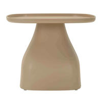 KONFERENČNÍ STOLEK, béžová, plast, 48/38/48 cm - béžová, Basics, plast (48/38/48cm)
