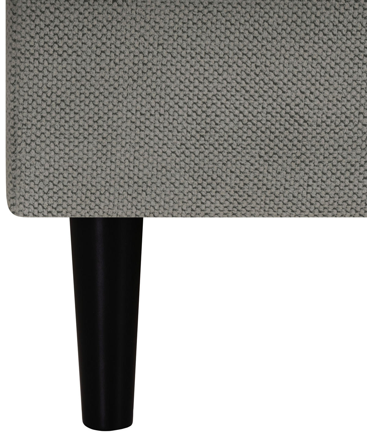 BOXBETT 120/200 cm  in Graphitfarben  - Graphitfarben/Schwarz, Konventionell, Textil (120/200cm) - P & B