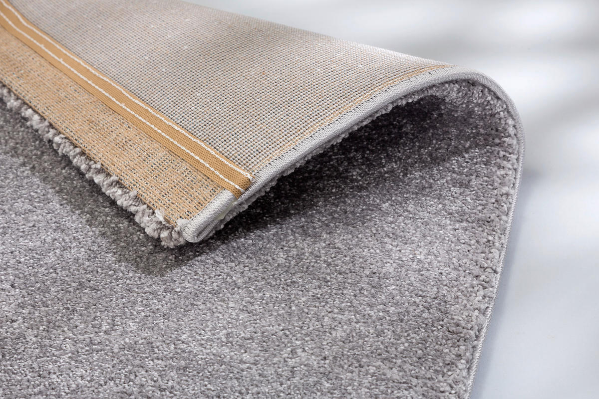 HOCHFLORTEPPICH 133/190 cm Joy Hellgrau rechteckig  - Hellgrau, Basics, Textil (133/190cm) - Schöner Wohnen