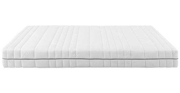TASCHENFEDERKERNMATRATZE 90/200 cm Höhe ca. 25 cm  - Weiß, Basics, Textil (90/200cm) - Sleeptex