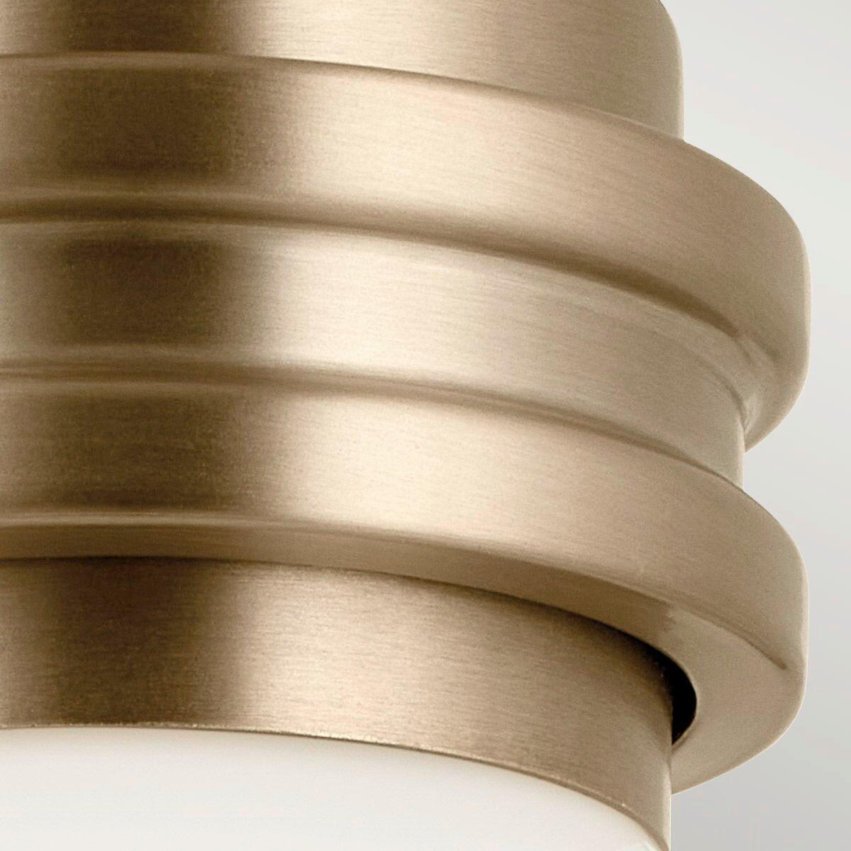 BADEZIMMER-WANDLEUCHTE - Champagner/Schwarz, Konventionell, Glas/Metall (2,40/1,78/2,15cm) - Elstead Lighting