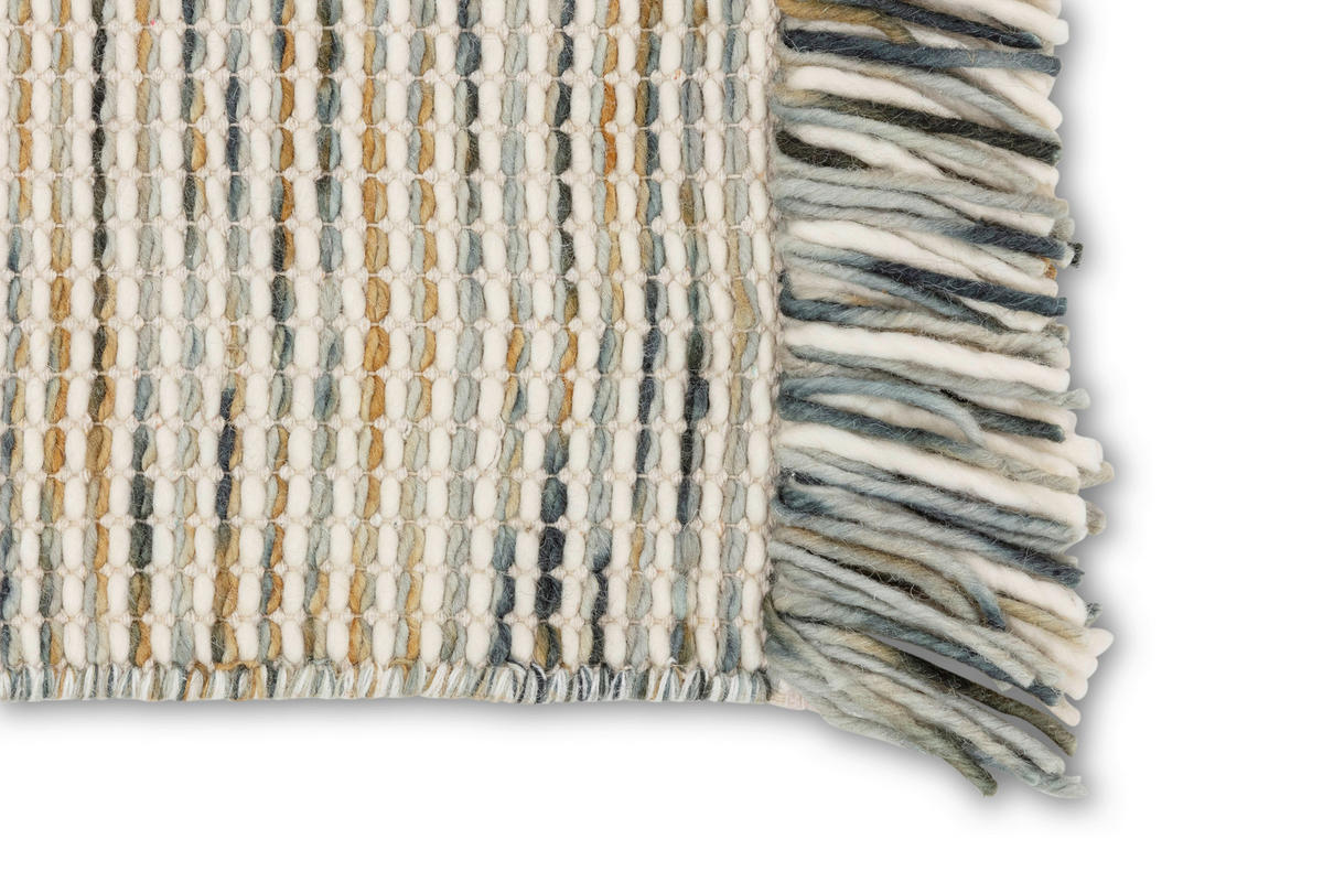 HANDWEBTEPPICH 200/300 cm Arina Blau rechteckig  - Blau, Basics, Textil (200/300cm) - Schöner Wohnen