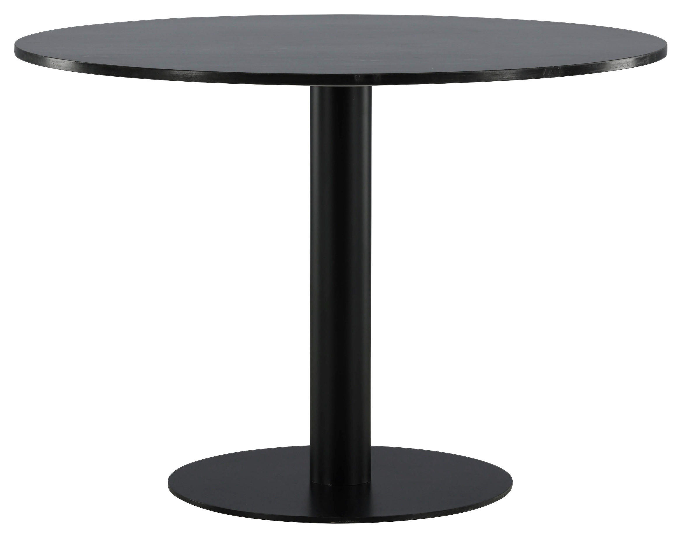 ESSTISCH in Metall, Stein 106/106/75 cm  - Dunkelgrau/Schwarz, Design, Stein/Metall (106/106/75cm) - Livetastic