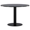 ESSTISCH in Metall, Stein 106/106/75 cm  - Dunkelgrau/Schwarz, Design, Stein/Metall (106/106/75cm) - Livetastic