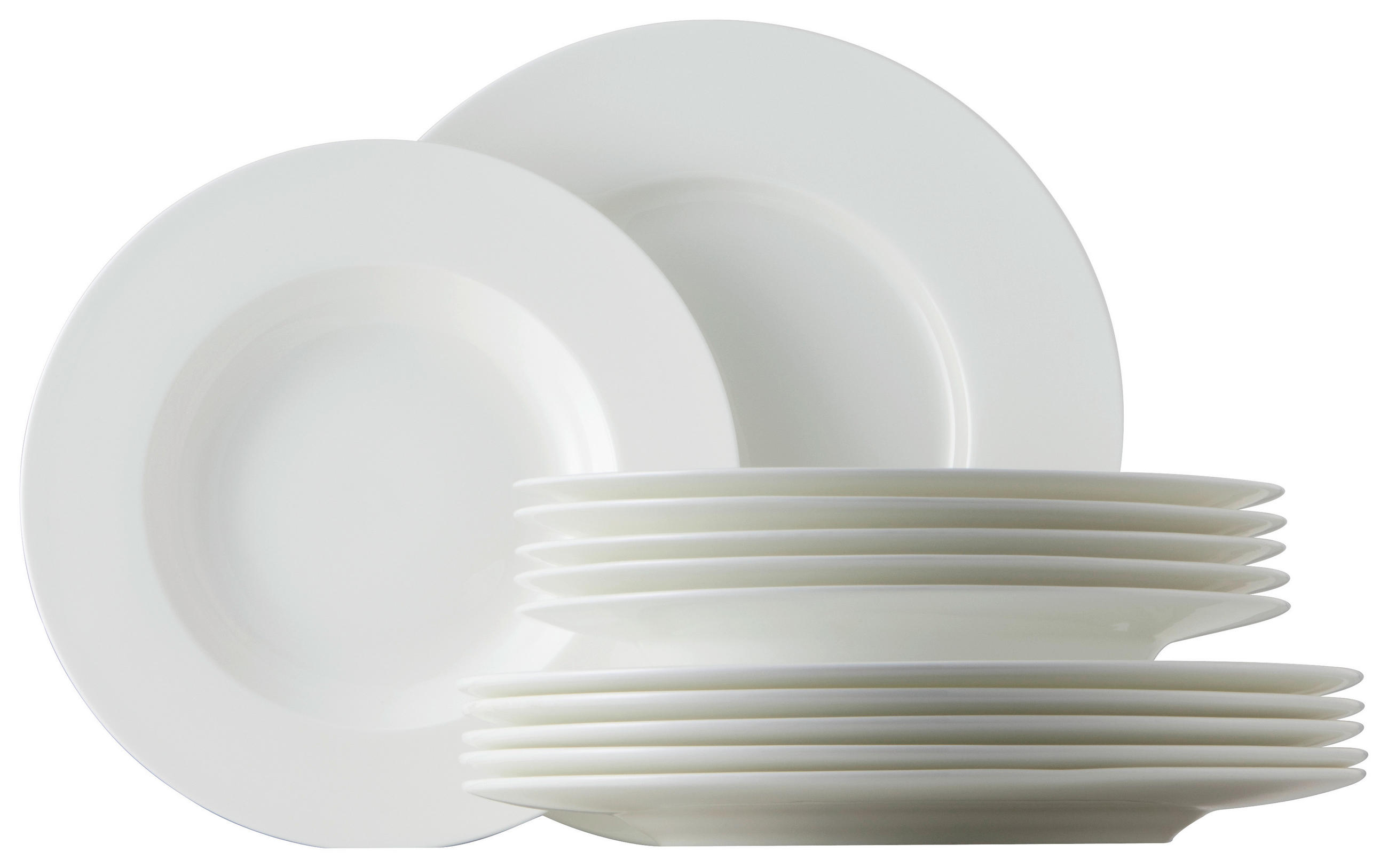TAFELSERVICE Jade White 12-teilig  - Weiß, Basics, Keramik - Rosenthal