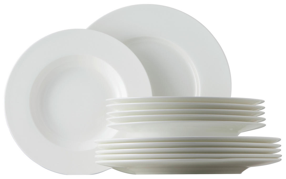 JEDILNI SERVIS  Jade White     12-delni   - bela, Basics, keramika - Rosenthal