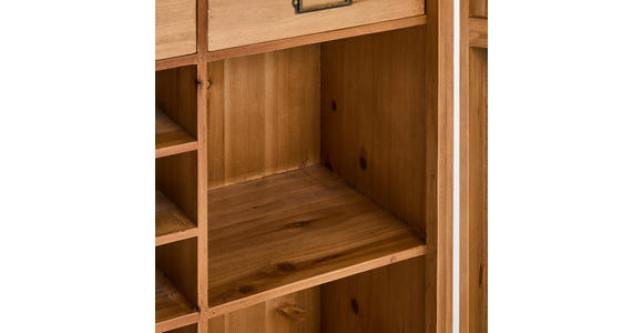 BARSCHRANK Tanne massiv Naturfarben  - Goldfarben/Naturfarben, LIFESTYLE, Holz/Metall (64,5/146,5/45cm) - Landscape