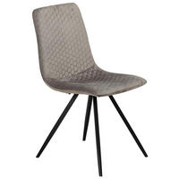 ŽIDLE, šedá - šedá/černá, Design, kov/textil (43,5/84/53cm) - Carryhome