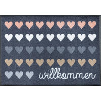COVORAȘ DE INTRARE 50/75 cm  - albastru/multicolor, Konventionell, plastic/textil (50/75cm) - wash+dry
