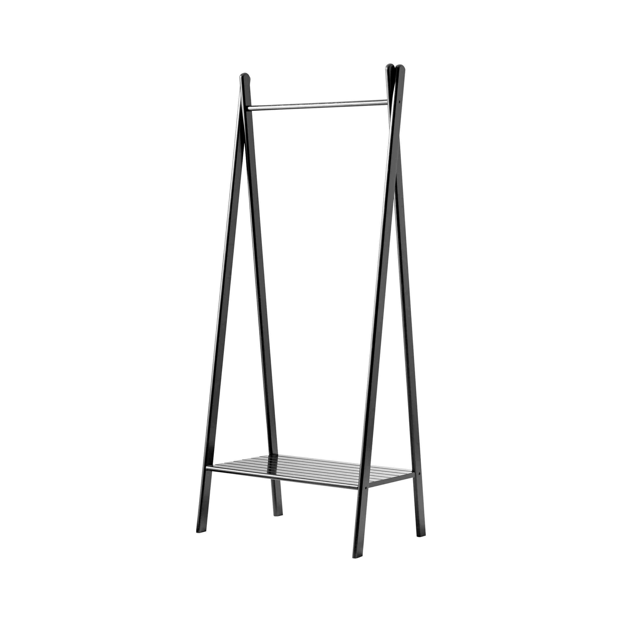 Mid.you Kleiderständer Noble Schwarz 74x180x50 cm