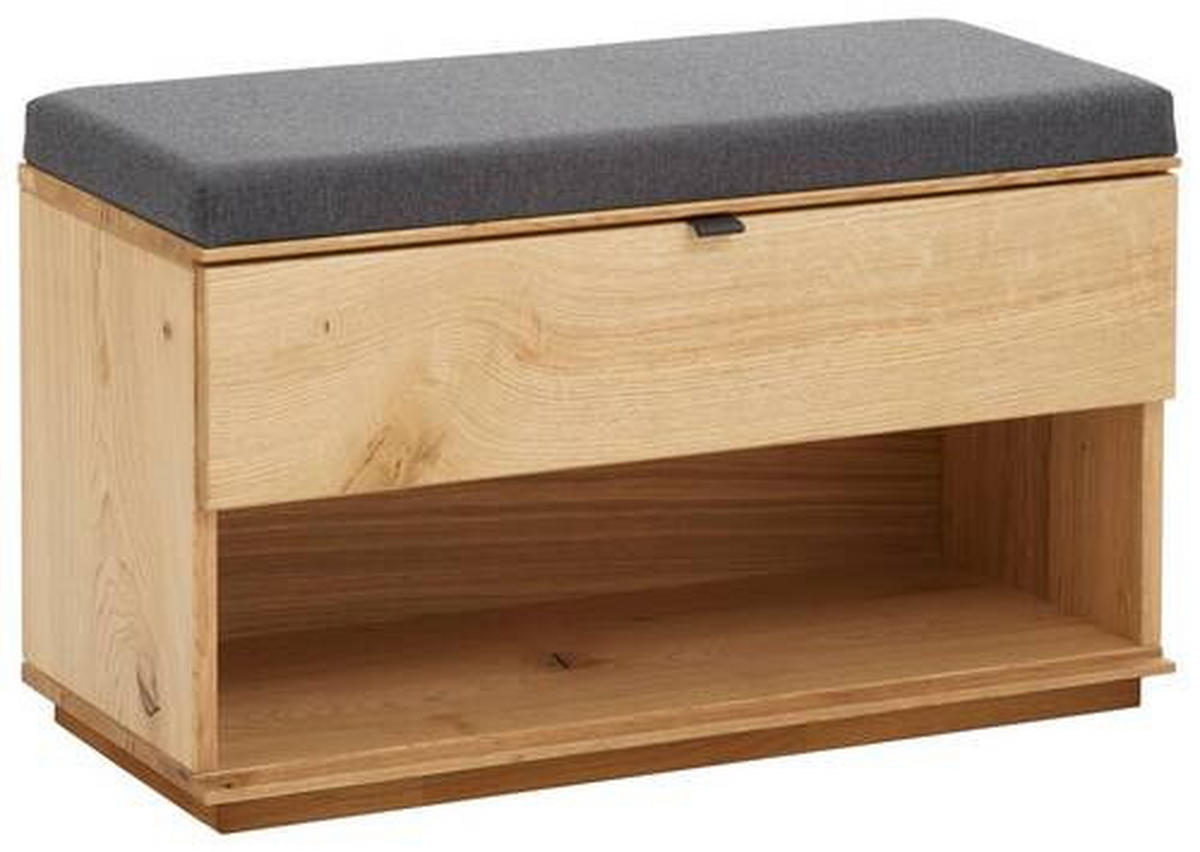 GARDEROBE 5-teilig  in 190/202/38 cm  - Eichefarben/Anthrazit, Natur, Holz/Textil (190/202/38cm) - Linea Natura
