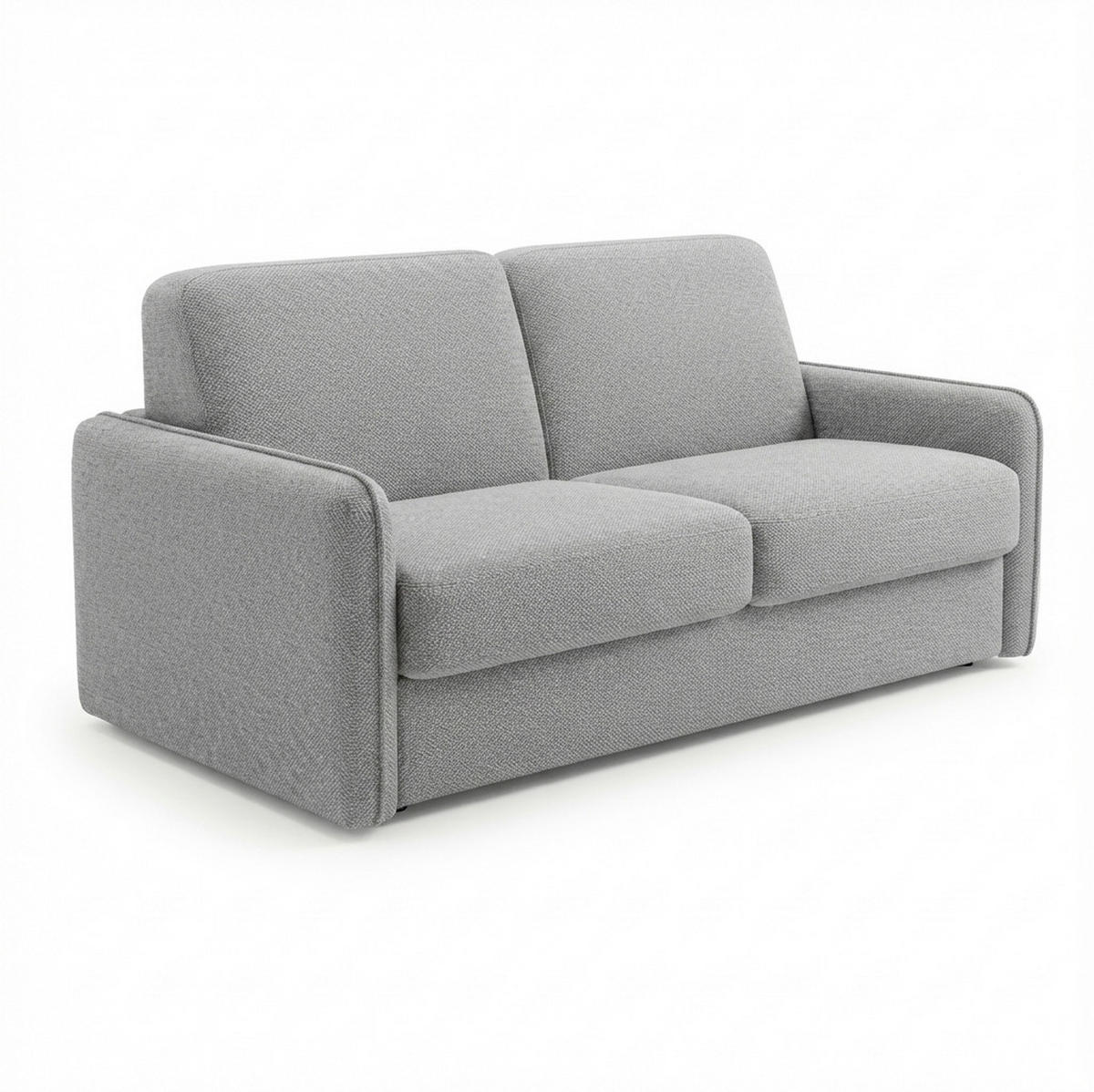 SCHLAFSOFA Webstoff Grau  - Schwarz/Grau, KONVENTIONELL, Kunststoff/Textil (180/86/100cm) - Xora