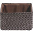 KOŠ REGÁLOVÝ, hnědá - hnědá, Basics, textil/umělá hmota (19/15/12cm) - Landscape KOŠ REGÁLOVÝ, hnědá - hnědá, Basics, textil/umělá hmota (19/15/12cm) - Landscape