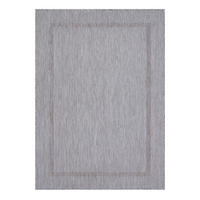 FLACHWEBETEPPICH 280/370 cm Relax Silberfarben  - Silberfarben, Basics, Textil (280/370cm) - Novel