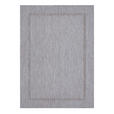 FLACHWEBETEPPICH RELAX - Silberfarben, Basics, Textil (60/100cm) - Novel