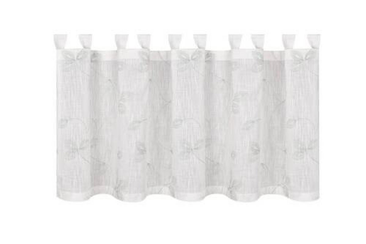 KURZGARDINE   150/50 cm   - Grau, Basics, Textil (150/50cm)