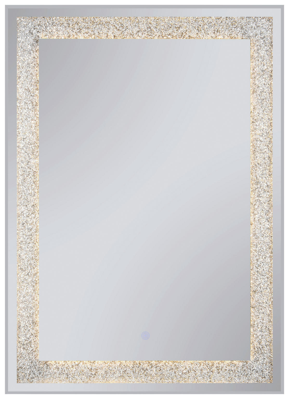 BADEZIMMERSPIEGEL 50/70/3,5 cm  - Silberfarben, MODERN, Glas (50/70/3,5cm)