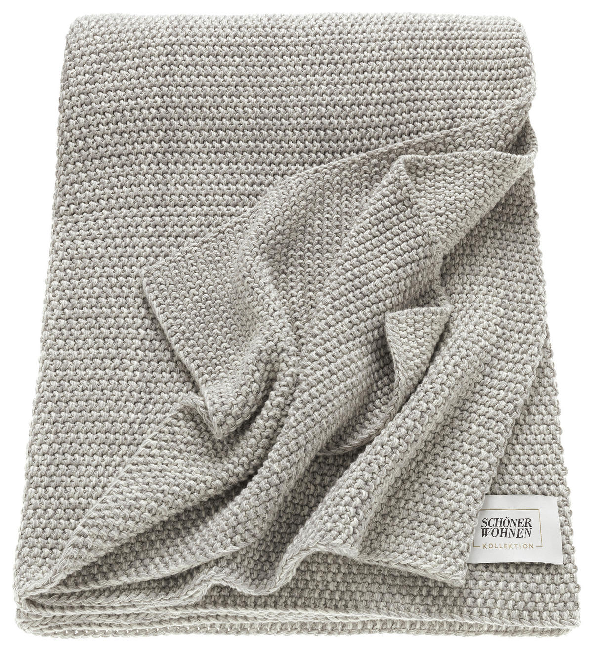 PLAID Melange 130/170 cm  - Beige/Grau, Basics, Textil (130/170cm) - Schöner Wohnen