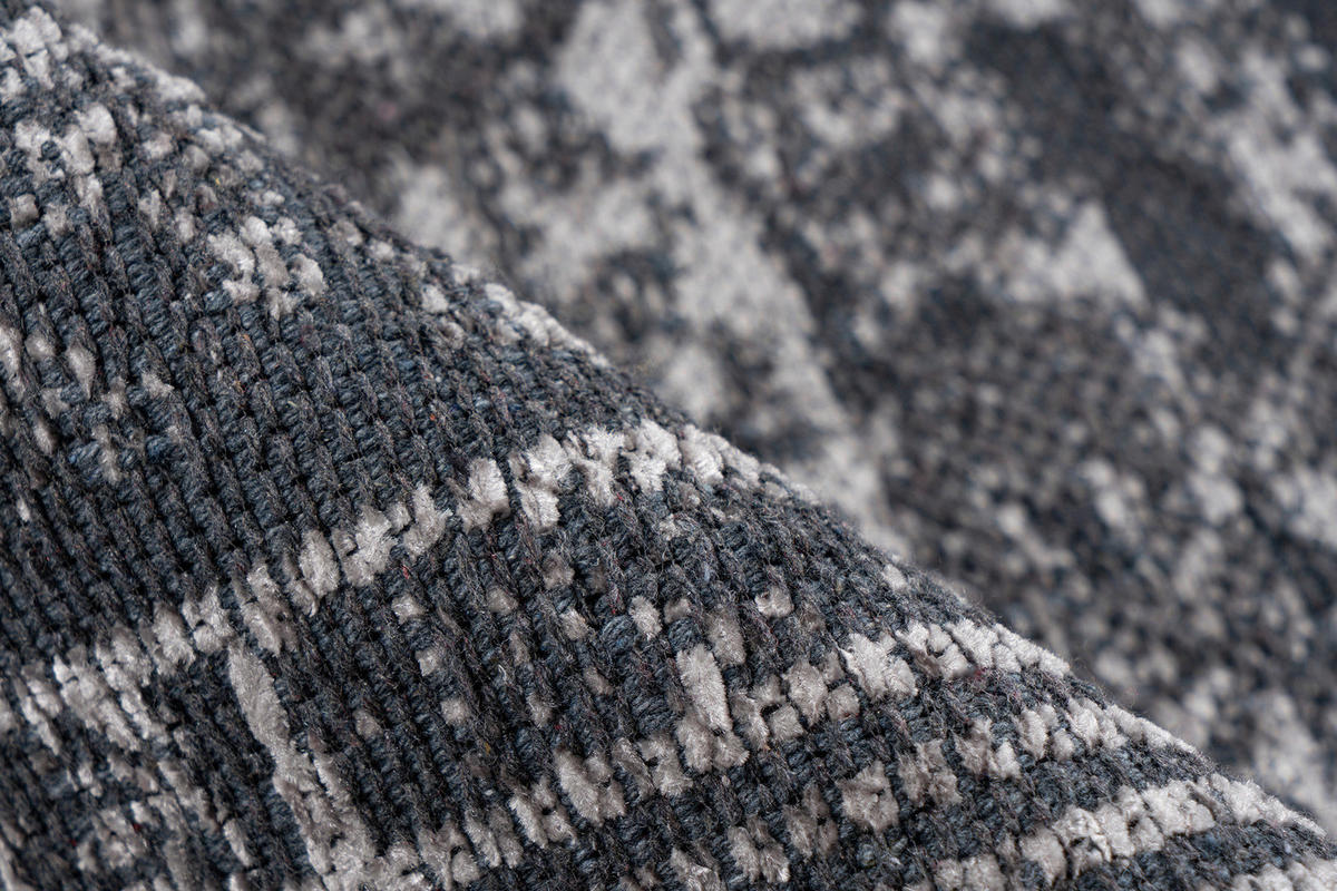 KOBEREC TKANÝ NA PLOCHO, 160/230 cm, šedá - šedá, Konvenční, textil (160/230cm)