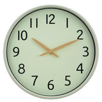 ZIDNI SAT  30 cm        - bela, Osnovno, staklo/plastika (30cm) - Ambia Home