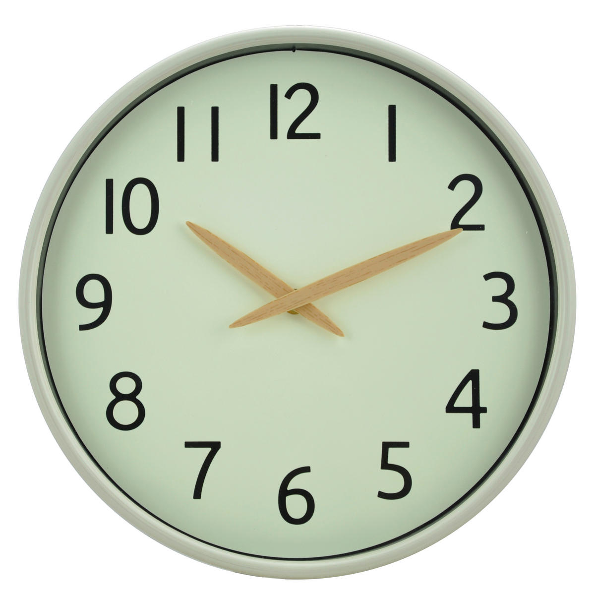 ZIDNI SAT  30 cm        - bela, Osnovno, staklo/plastika (30cm) - Ambia Home