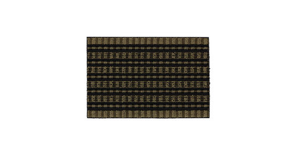 FUßMATTE 50/80 cm - Schwarz/Olivgrün, KONVENTIONELL, Textil (50/80cm) - Esposa