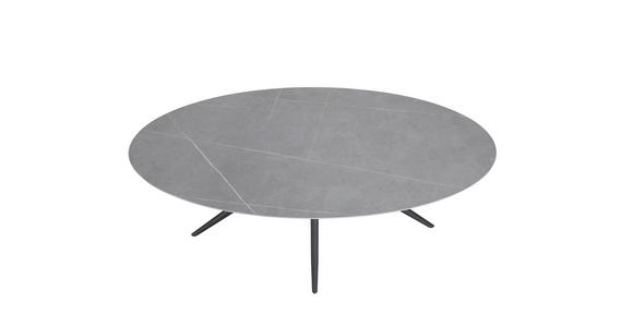 ESSTISCH in Metall, Keramik 180/89/76 cm - Schwarz/Grau, Design, Keramik/Metall (180/89/76cm) - Novel
