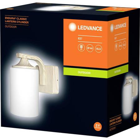 AUßENWANDLEUCHTE Endura Classic Lantern 11,8/21,2 cm   - Naturfarben, Basics, Metall (11,8/21,2cm) - Ledvance