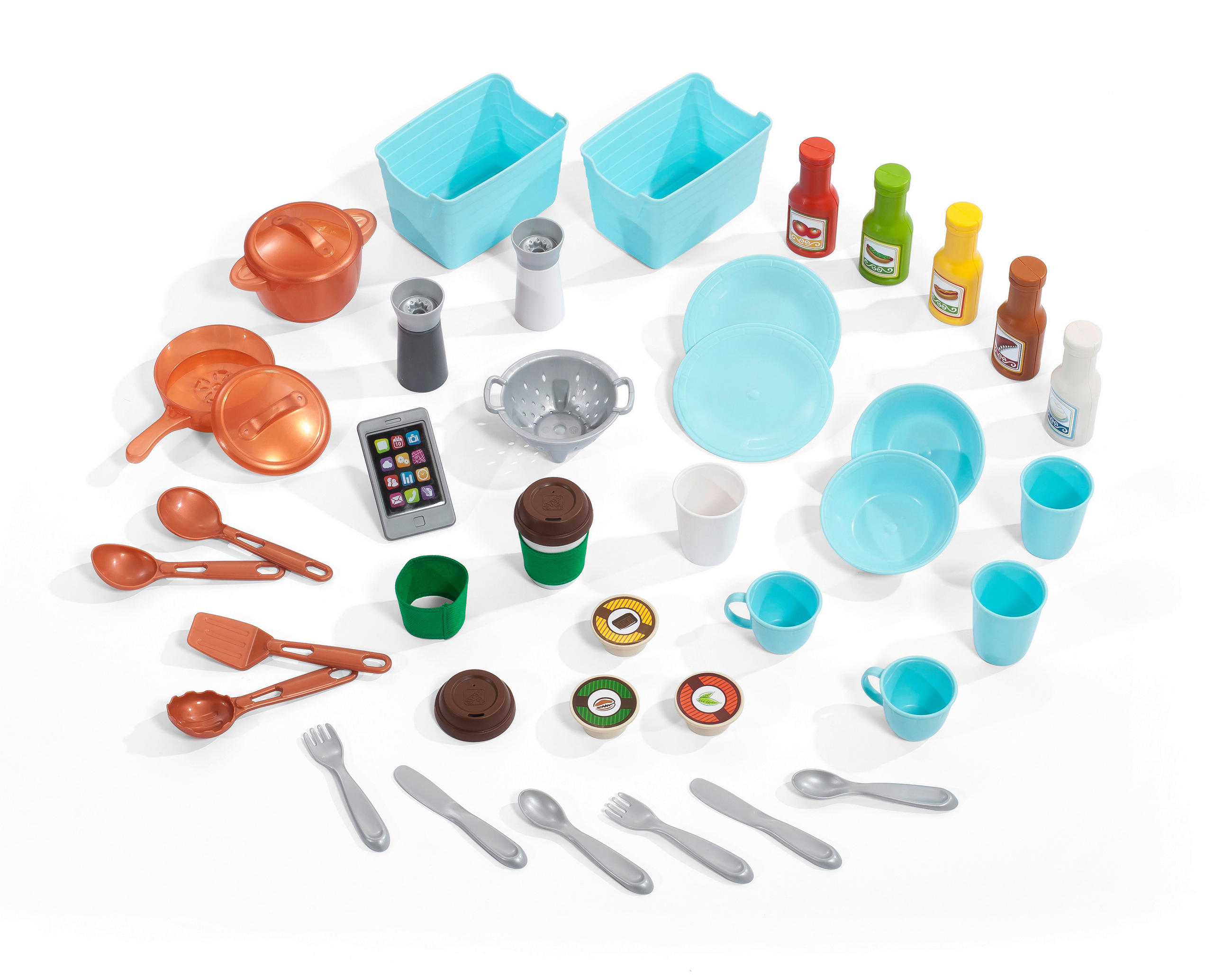 KINDERKÜCHE - Beige/Braun, Basics, Kunststoff (90,8/103,8/31,8cm) - Ambia Garden
