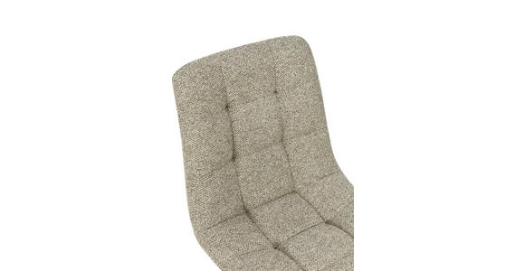 STUHL  Stoffauswahl Leinenoptik  - Taupe/Naturfarben, Design, Holz/Textil (45/89/53cm) - Carryhome