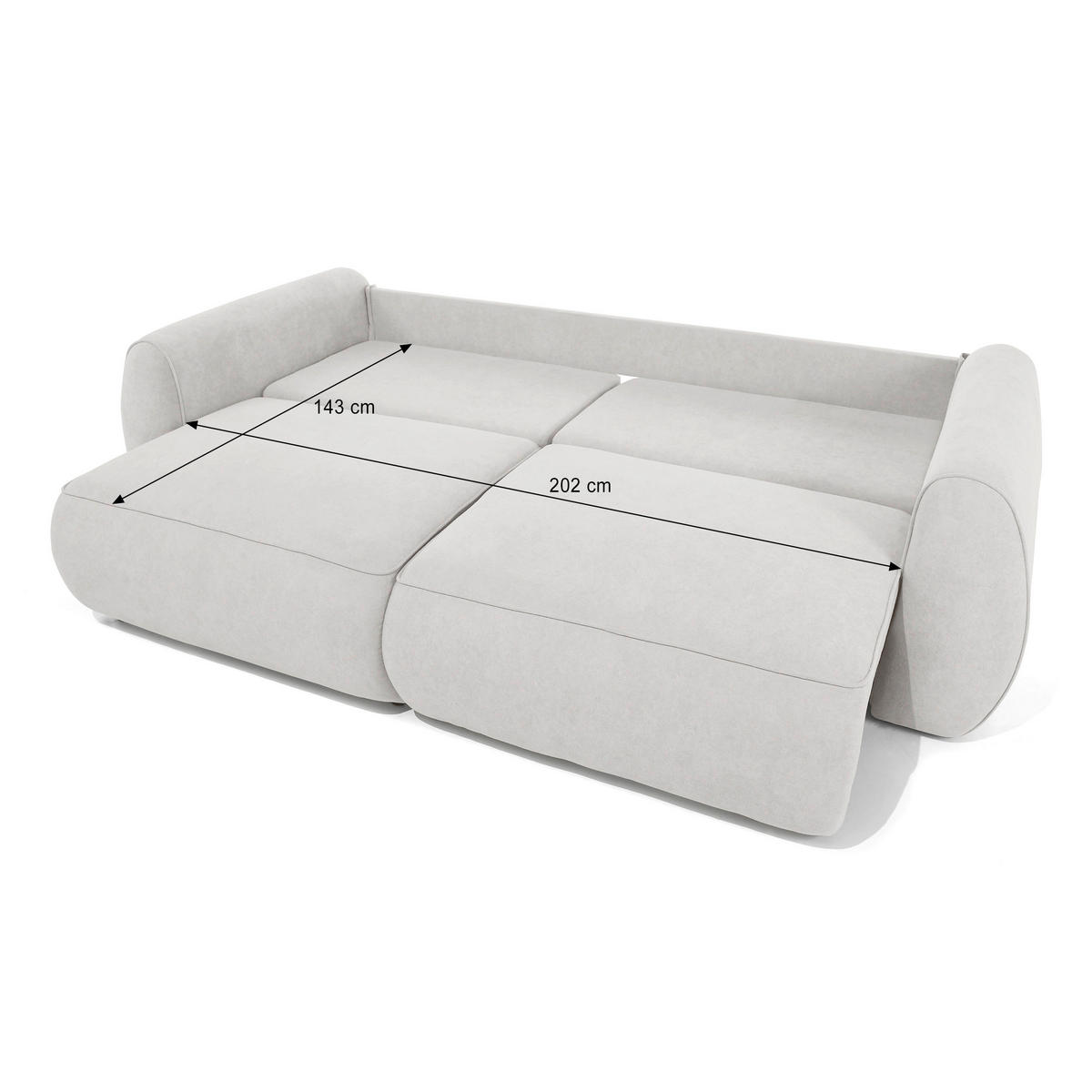 SCHLAFSOFA Jacquard Dunkelgrau  inkl. Rückenkissen, Bettkasten, Schlaffunktion, Rücken echt, Liegefläche im Originalstoff  - Dunkelgrau/Schwarz, KONVENTIONELL, Kunststoff/Textil (257/96/110cm) - Milino