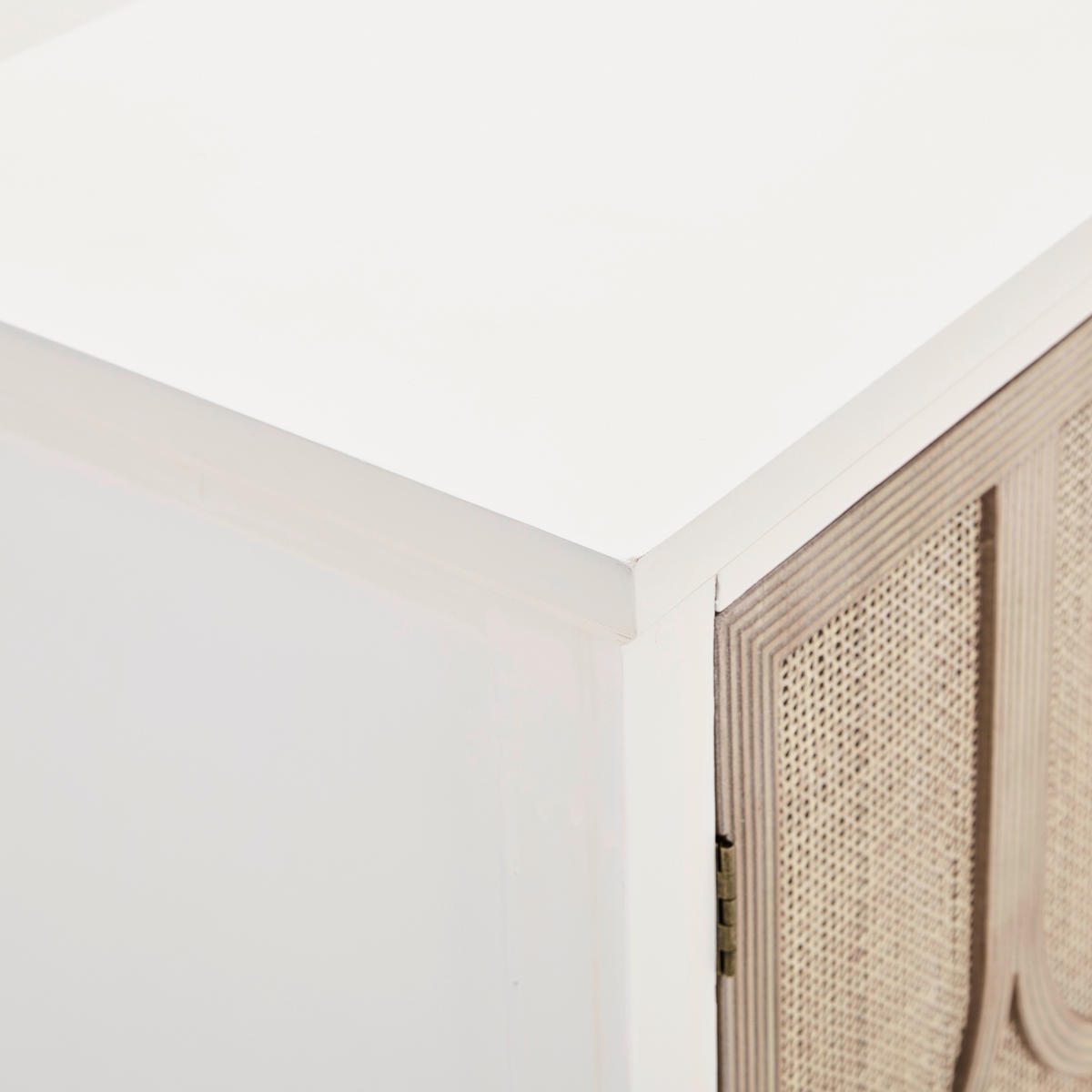 KOMMODE  in 80/85/35 cm  - Goldfarben/Weiß, KONVENTIONELL, Holz/Holzwerkstoff (80/85/35cm) - Livetastic