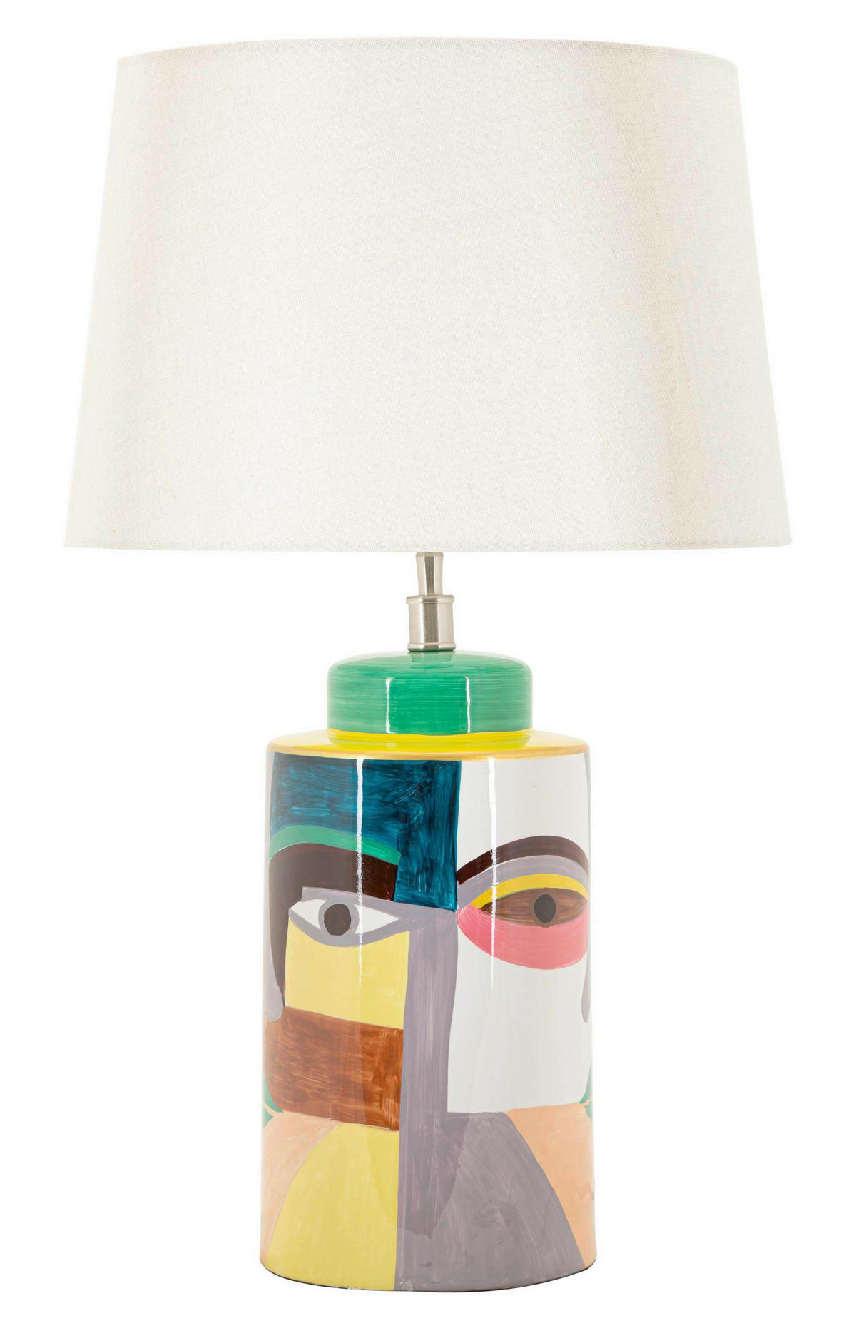 TISCHLEUCHTE   - Multicolor, Basics, Keramik/Textil (40/65/40cm)