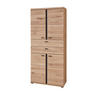 AKTENSCHRANK 90/203/38 cm  - Eschefarben/Schwarz, Modern, Holzwerkstoff (90/203/38cm) - MID.YOU