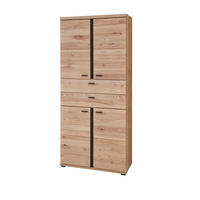 AKTENSCHRANK 90/203/38 cm  - Eschefarben/Schwarz, Modern, Holzwerkstoff (90/203/38cm) - MID.YOU