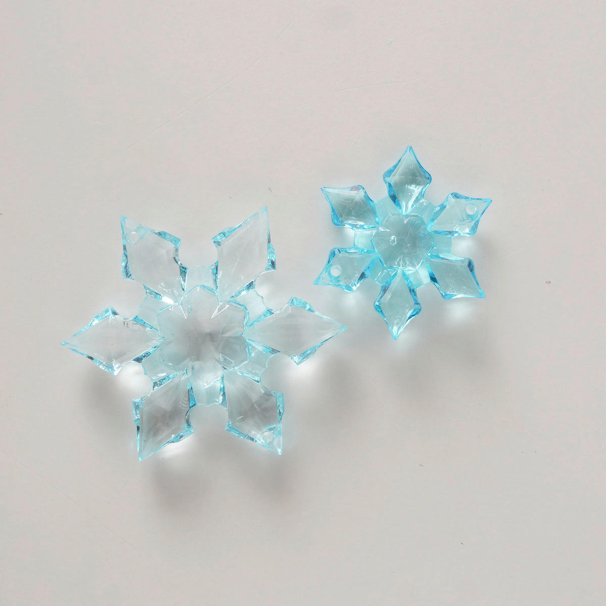 STREUDEKO - Transparent/Hellblau, Basics, Kunststoff (6,5/6,5cm)