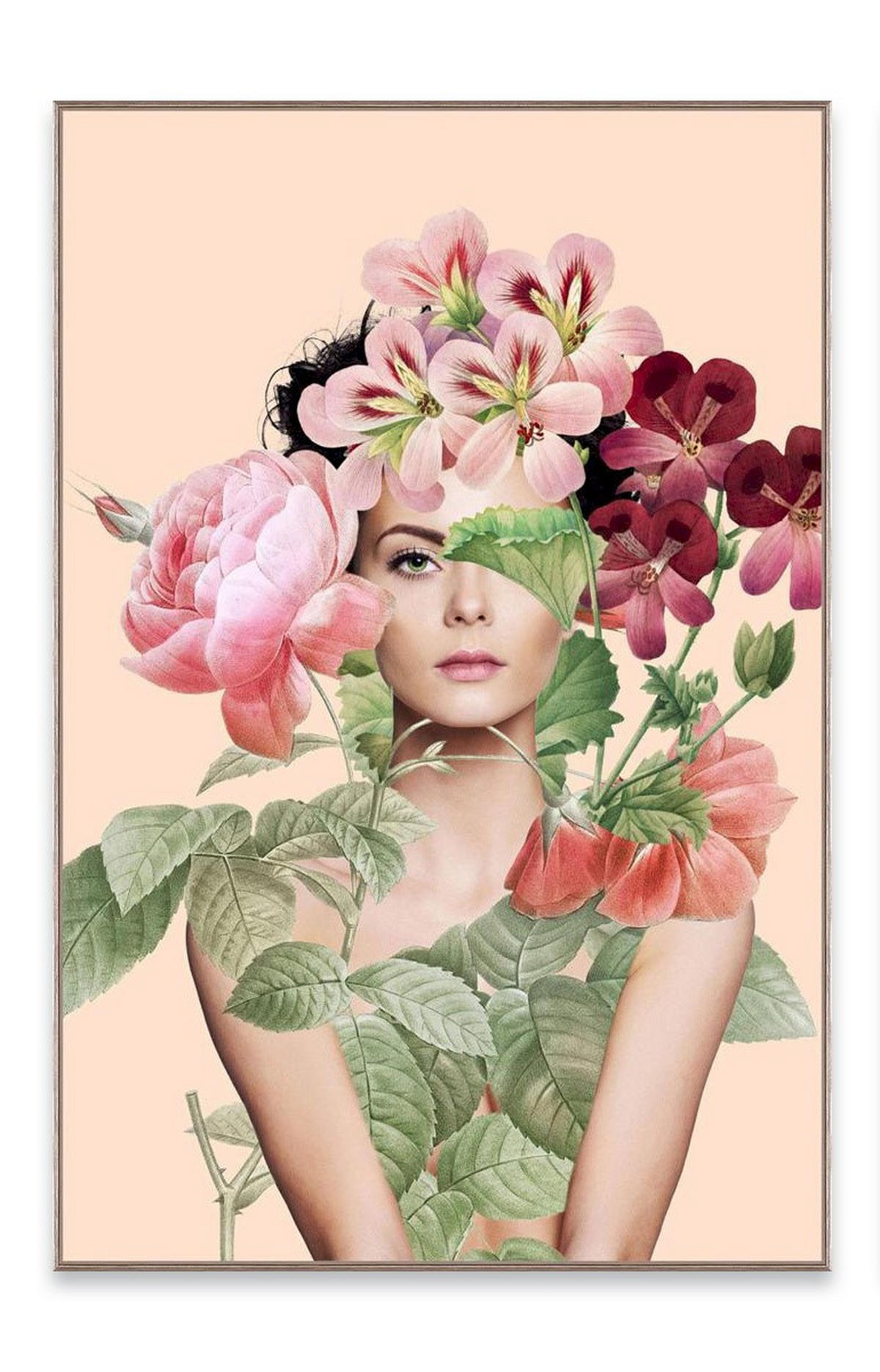 STAKLENA SLIKA  80/120 cm   - višebojno, Romantično / ladanjski, staklo (80/120cm)