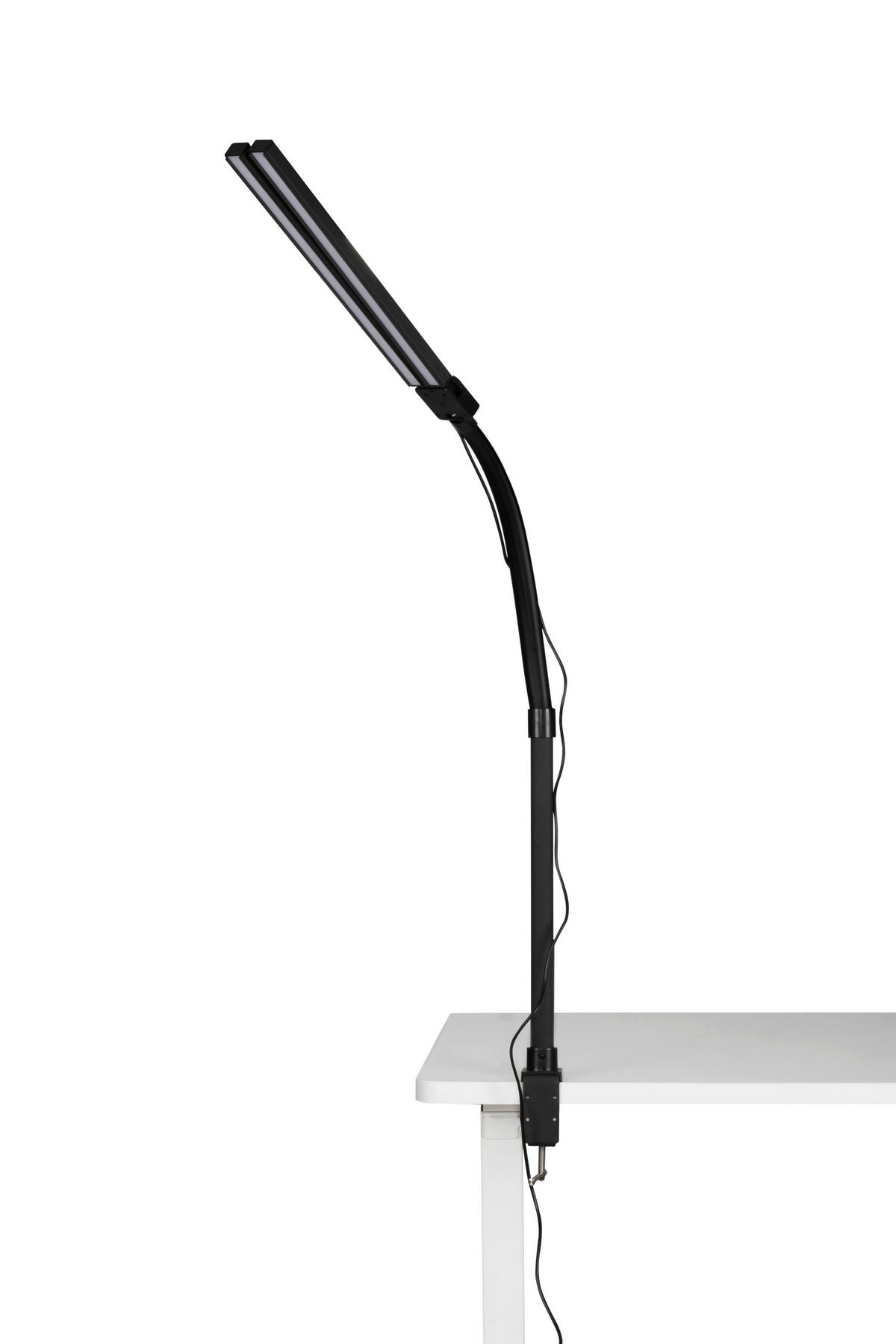 LED CSIPTETŐS LÁMPA - fekete, Basics, műanyag/fém (80/35/71,5cm) - Novel