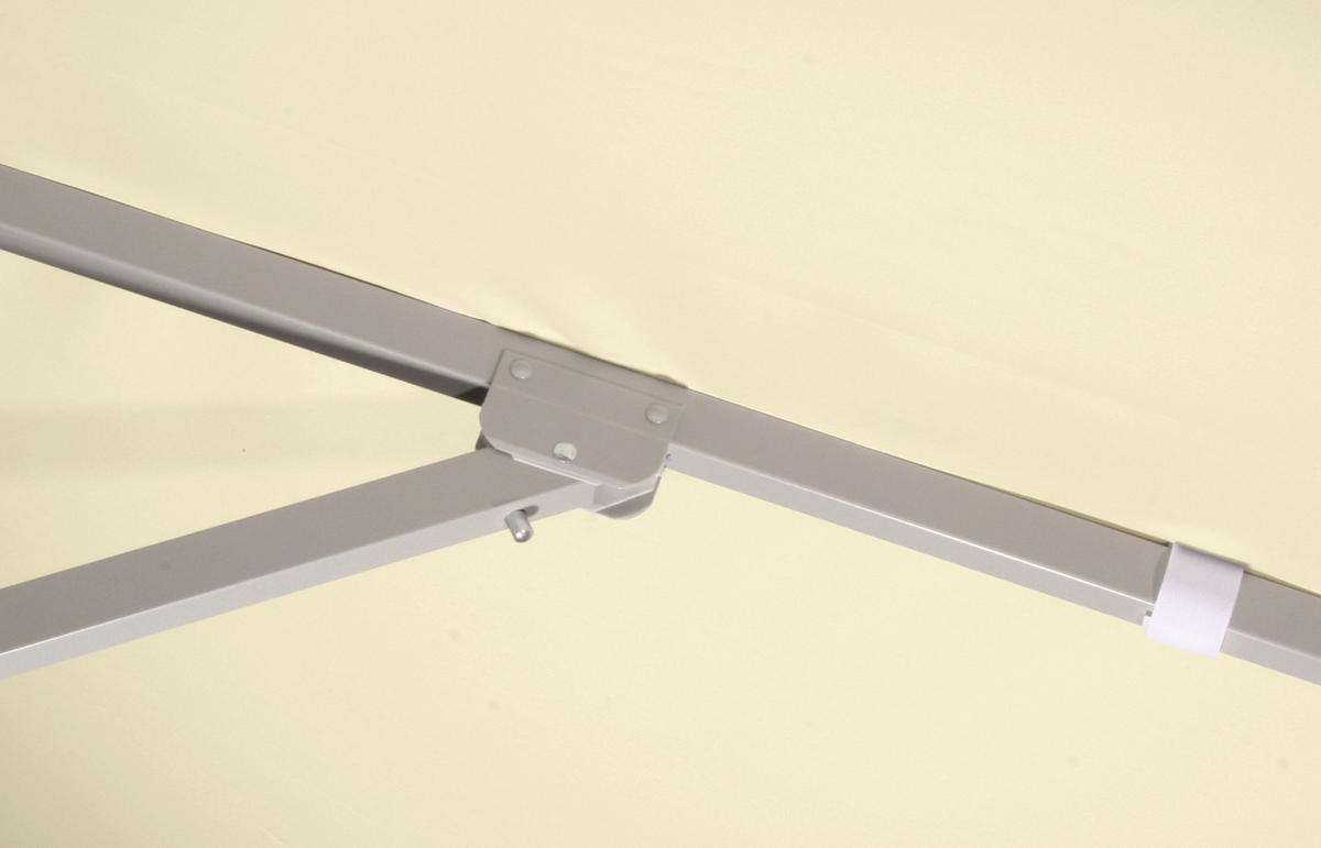 SLUNEČNÍK  - barvy stříbra/přírodní barvy, Basics, kov/textil (300/275/300cm) - Schneider