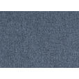 ECKSOFA inkl. Funktionen Blau Webstoff  - Blau/Silberfarben, Design, Textil/Metall (226/257cm) - Xora