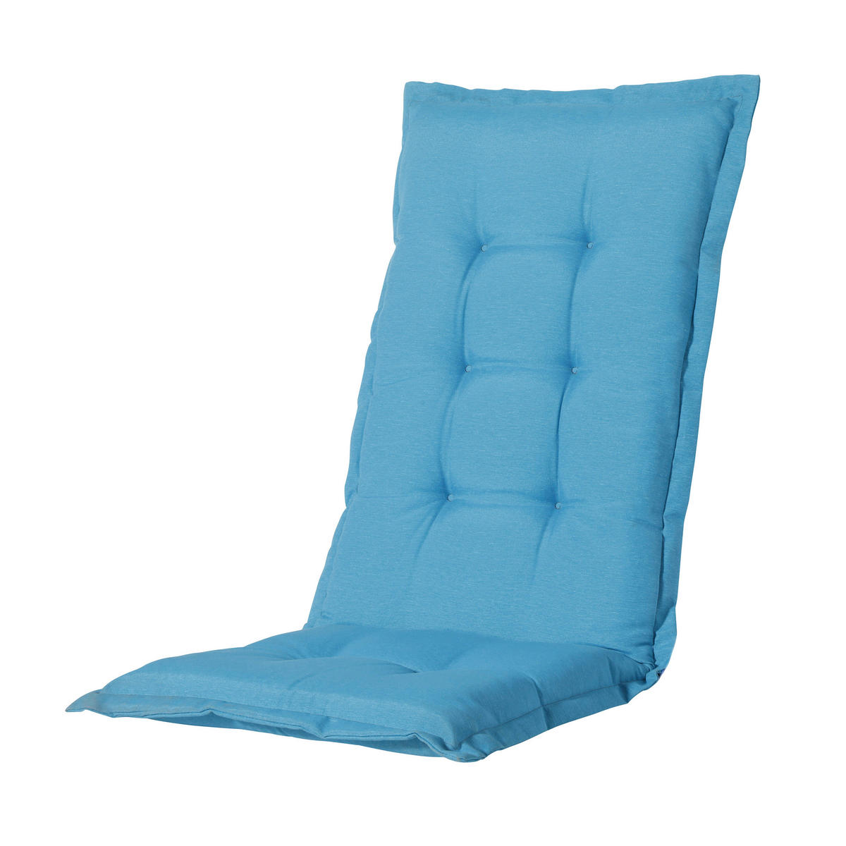 SESSELAUFLAGE in Blau Uni  - Blau, Basics, Textil (50/7/123cm)