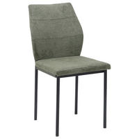 STUHL Samt Grün  - Schwarz/Grün, Design, Textil/Metall (44/88/57cm) - Carryhome